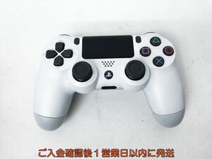 【1円】PS4 純正 ワイヤレスコントローラー DUALSHOCK4 ホワイト 未検品ジャンク SONY PlayStation4 EC44-467jy/F3