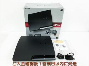 【1円】PS3 本体/箱 セット 320GB ブラック SONY PlayStation3 CECH-2500B 初期化/動作確認済 プレステ3 M07-889kk/G4