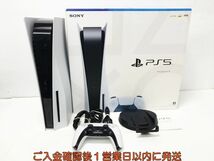 【1円】PS5 本体 セット ディスクドライブ搭載モデル SONY PlayStation5 CFI-1100A 初期化/動作確認済 L10-003yk/G4_画像1