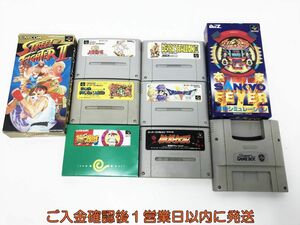 【1円】SFC スーパーファミコン 大爆笑人生劇場 餓狼伝説 ゲームソフト まとめ売り 未検品ジャンク F08-1162tm/F3