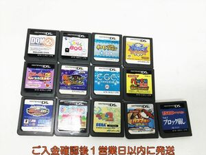 【1円】DS ポケモン 太鼓の達人 ぷよぷよ ゲームソフト まとめ売り 未検品ジャンク H03-591yk/F3