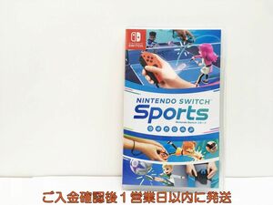 【1円】switch Nintendo Switch sports ゲームソフト 状態良好 1A0320-306wh/G1