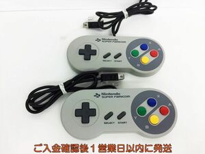 【1円】任天堂 Wii スーパーファミコン クラシックコントローラー 2個 セット RVL-005 ニンテンドー 動作確認済み H09-406ek/F3