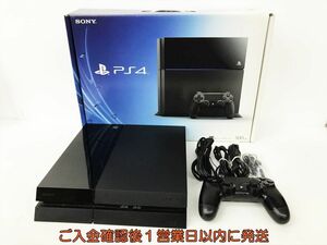 【1円】PS4 本体 セット 500GB ブラック SONY PlayStation4 CUH-1000A 初期化済 未検品ジャンク FW8.52 DC07-707jy/G4
