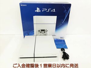 【1円】PS4 本体/箱 セット 500GB ホワイト SONY PlayStation4 CUH-1200A 初期化/動作確認済 プレステ4 M07-904kk/G4