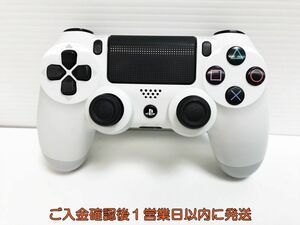 【1円】PS4 純正 ワイヤレスコントローラー (DUALSHOCK4) ホワイト ゲーム機周辺機器 未検品 ジャンク M03-645ym/F3