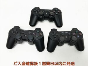 【1円】PS3 純正 ワイヤレスコントローラー 3個セット ゲーム機周辺機器 まとめ売り 未検品ジャンク プレステ3 F09-686tm/F3