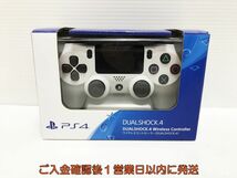 【1円】PS4 純正 ワイヤレスコントローラー (DUALSHOCK4) ホワイト ゲーム機周辺機器 未検品 ジャンク M02-145ym/F3_画像1