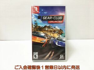 【1円】新品 switch Gear.Club Unlimited (輸入版:北米) ゲームソフト 未開封 1A0015-1820ka/G1