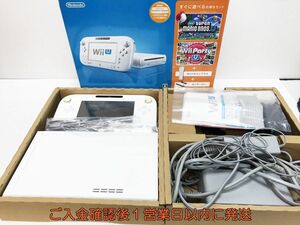 【1円】任天堂 WiiU 本体 ファミリープレミアムセット 32GB ホワイト ニンテンドーWii U 未検品ジャンク M07-922ym/G4