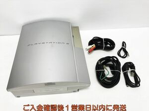 【1円】PS3 本体 セット 40GB シルバー SONY PlayStation3 CECHH00 初期化/動作確認済 プレステ3 M04-438yk/G4