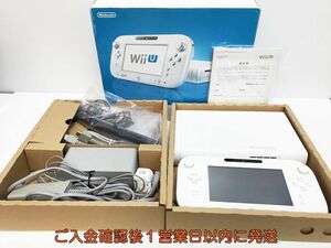 【1円】任天堂 WiiU 本体 ベーシックセット 8GB ホワイト ニンテンドーWii U 初期化/動作確認済み K04-006ym/G4