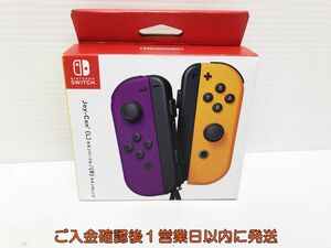未使用品 任天堂 Nintendo Switch Joy-con ネオンパープル/ネオンオレンジ ゲーム機周辺機器 K05-422ym/F3