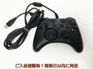 【1円】Nintendo Switch コントローラー HORI製 NSW-001 ブラック ゲーム機周辺機器 動作確認済み G07-357ym/F3