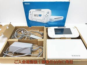 【1円】任天堂 WiiU 本体 ベーシックセット 8GB ホワイト ニンテンドーWii U 初期化/動作確認済み M06-137ym/G4