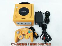 【1円】任天堂 ニンテンドーゲームキューブ 本体 セット オレンジ GC 未検品ジャンク DC08-325jy/G4_画像1