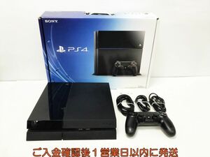 【1円】PS4 本体 セット 500GB ブラック SONY PlayStation4 CUH-1000A 初期化/動作確認済 プレステ4 M04-460yk/G4