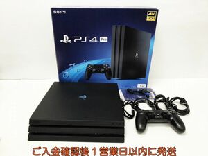 【1円】PS4 Pro 本体 セット 1TB ブラック SONY PlayStation4 CUH-7200B 初期化/動作確認済 プレステ4プロ G08-240yk/G4