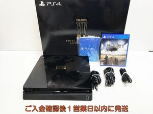 【1円】PS4 本体/箱 セット ファイナルファンタジーXVルナエディション 1TB ゲーム機本体 初期化/動作確認済み J09-217ym/G4