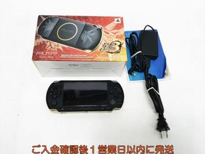 【1円】PSP 本体 モンスターハンターポータブル 3rd ハンターズモデル PSP-3000 バッテリーなし 未検品ジャンク H05-477yk/F3