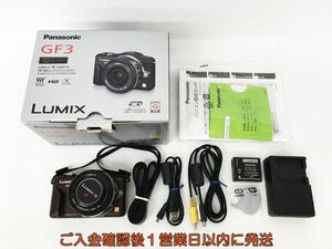 【1円】Panasonic LUMIX GF3 ミラーレス一眼カメラ ブラウン 本体 セット 未検品ジャンク パナソニック EC45-460jy/F3