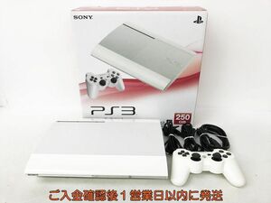 【1円】PS3 本体 セット 250GB ホワイト SONY PlayStation3 CECH-4200B 動作確認済 プレステ3 DC08-348jy/G4