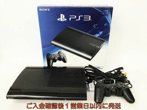 【1円】PS3 本体 セット 500GB ブラック SONY PlayStation3 CECH-4300C 初期化済 未検品ジャンク 内箱なし DC08-339jy/G4