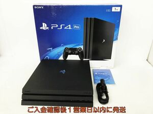 【1円】PS4 Pro 本体/箱 セット 1TB ブラック SONY PlayStation4 CUH-7000B 動作確認済 箱傷み FW8.52 DC08-335jy/G4