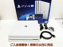 【1円】PS4 Pro 本体/箱 セット CUH-7200B ホワイト 1TB ゲーム機本体 SONY 初期化/動作確認済み J09-236ym/G4_画像1