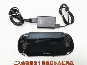 【1円】PSVITA 本体 ブラック 3G/Wi-Fiモデル SONY PlayStation VITA PCH-1100 初期化/動作確認済 H05-531yk/F3