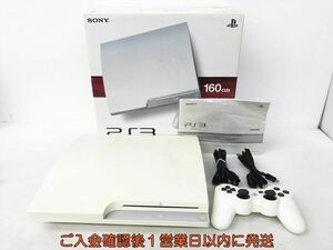 【1円】PS3 本体 セット 160GB ホワイト SONY PlayStation3 CECH-3000A 初期化済 未検品ジャンク プレステ3 DC06-197jy/G4
