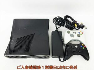 【1円】Microsoft XBOX 360 S CONSOLE 本体 セット ブラック 未検品ジャンク Model 1439 DC06-194jy/G4