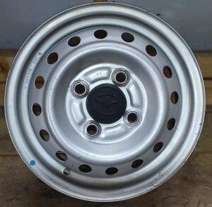 スチール ホイール マツダ 純正 12×3.50B 4穴 PCD100 BD53 43252-58J00 中古