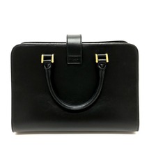 SAINT LAURENT PARIS サンローランパリ ベイビーカバス トートバッグ YSL ショルダーバッグ ブラック レディース【中古】_画像2