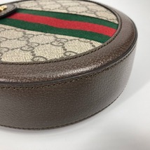 新品同様 GUCCI グッチ 550618 GG ミニ ショルダーバッグ シェリーライン チェーン オフィディア GGスプリーム ショルダーバッグ【中古】_画像5