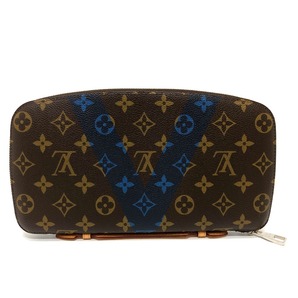 LOUIS VUITTON ルイヴィトン M61172 アトール トラベルケース モノグラム 長財布 ブラウン メンズ【中古】の画像2