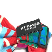 未使用 HERMES エルメス ヌーパピヨン 蝶ネクタイ リボン ネクタイ マルチカラー メンズ【中古】_画像6