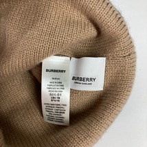 BURBERRY バーバリー 8023983 ロゴ ビーニー 帽子 ニット帽 ニットキャップ ニット帽 ベージュ レディース【中古】_画像6