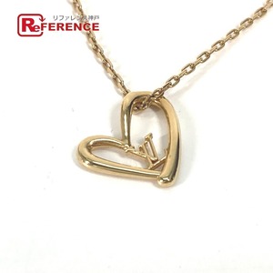 LOUIS VUITTON Louis Vuitton M00465kolie Heart four Lynn Rav подвеска аксессуары цепь колье Gold.[ б/у ]