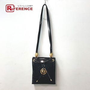 VERSACE ヴェルサーチ メデューサ レース 肩掛け カバン トートバッグ ヴィンテージ ショルダーバッグ ブラック レディース【中古】