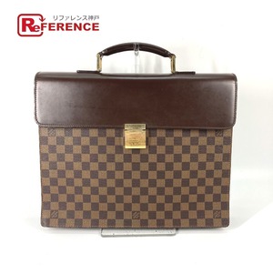 LOUIS VUITTON ルイヴィトン N53315 アルトナPM ハンドバッグ カバン ダミエ ビジネスバッグ エベヌ ブラウン メンズ【中古】