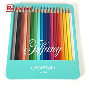 未使用 TIFFANY&Co. ティファニー 色鉛筆 12色 ペンシル セット Caran d'Ache (カランダッシュ)Tiffany コラボ 鉛筆 マルチカラー【中古】