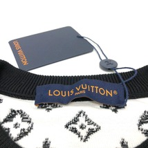 新品同様 LOUIS VUITTON ルイヴィトン 1AFAPX グラディエント クルーネック モノグラム トレーナー ブラック メンズ【中古】_画像5