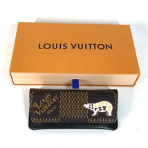 美品 LOUIS VUITTON ルイヴィトン GI0497 エテュイ・リュネット ウッディー アイウェア サングラス ポーチ NIGO ダミエ 眼鏡ケース【中古】_画像2