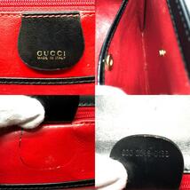 GUCCI グッチ 000.2046 バンブー バンブーバッグ ハンドバッグ ブラック レディース【中古】_画像10