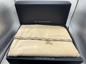 未使用【シール繊綿毛布】バーバリー BURBERRY 約140x200cm