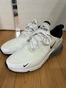 1ラウンド使用 28㎝ ナイキ NIKE AIR MAX 270 G エアマックス エアー　 270g ゴルフ　シューズ　スパイクレス　ダンク　1G 90