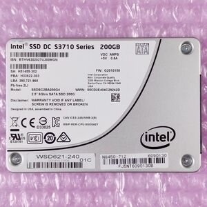 【動作確認済み】Intel SSD DC S3710 Series 200GB / サーバー用 2.5インチ 正常判定