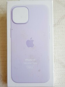 アップル純正 iPhone14シリコンケース　ライラック