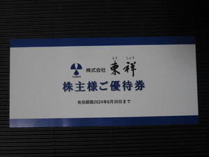 株主優待券 東祥 株主様ご優待券 ホリデイ スポーツクラブ ゴルフガーデン 1-8枚